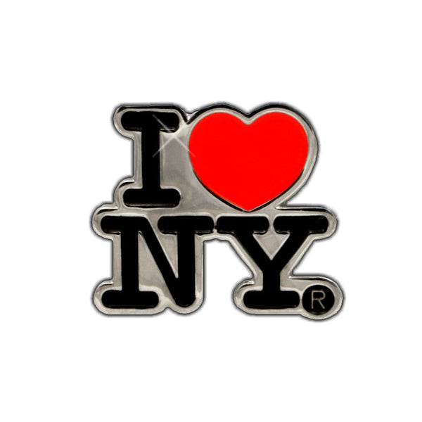 Metal I LOVE New York Magnet - Shop I LOVE NY