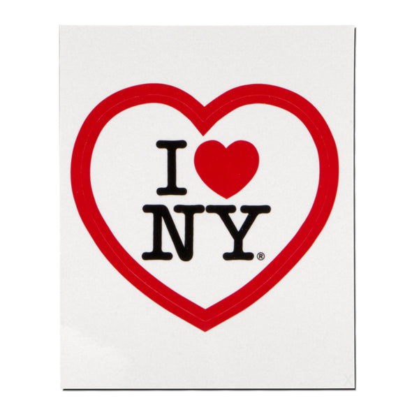 I LOVE NY Sticker Heart Shaped - Shop I LOVE NY