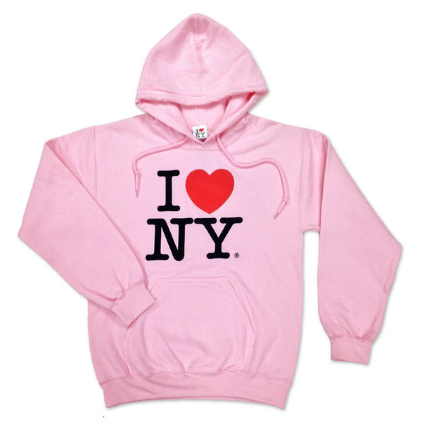 I LOVE NY Pink Hooded Sweatshirt