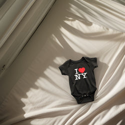 Black I LOVE NY Romper