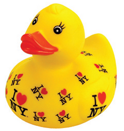I LOVE NY Yellow Rubber Duck 3 Inches