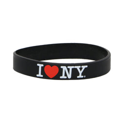 I LOVE NY Rubber Bracelet (Black)