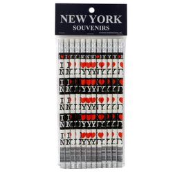 I LOVE NY Pencils (12 Pack)