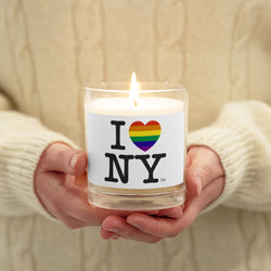 Glass jar soy wax PRIDE candle