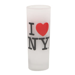 Frosted I LOVE NY Shooter Shot Glass