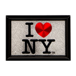 I LOVE NY Foil Magnet Rectangle