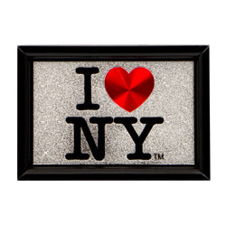 I LOVE NY Foil Magnet Rectangle