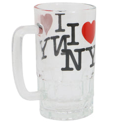 I LOVE NY Beer Mug Glass