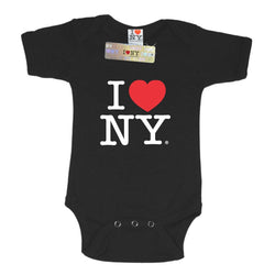 Black I LOVE NY Romper