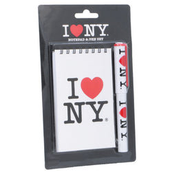 I LOVE NY Note Pad and Pen Set