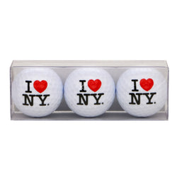 I LOVE NY Golf Ball (Set of 3)