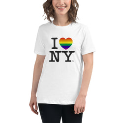 I LOVE NY PRIDE Woman's Relaxed Fit T-Shirt
